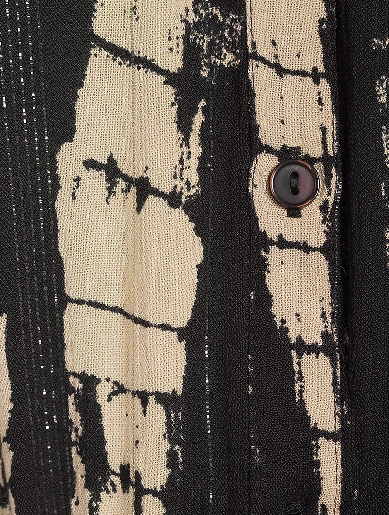 Kenya Shirt Dress In Tie-Dye Print