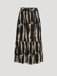 Kylie Midi Skirt Tie-Dye Print