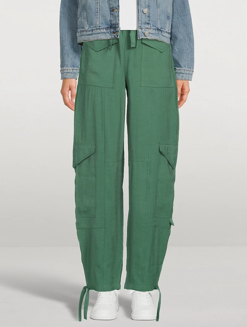Slub Cargo Pants