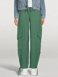 Slub Cargo Pants