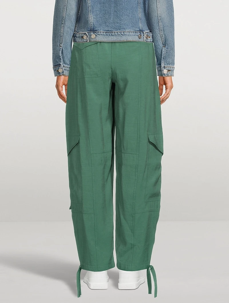 Slub Cargo Pants