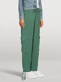 Slub Cargo Pants