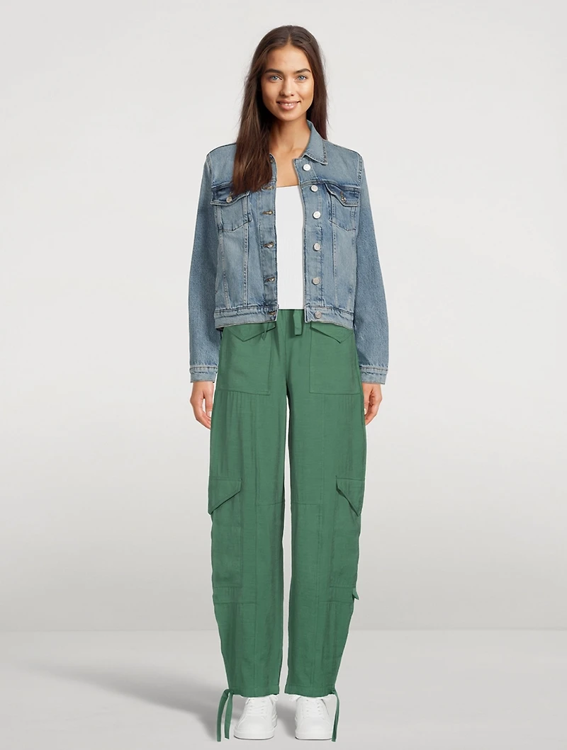 Slub Cargo Pants