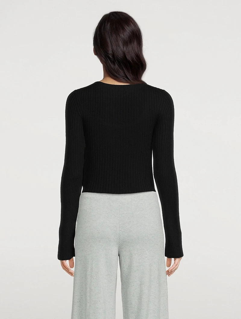 Assens Wool And Cashmere Crop Top