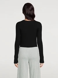Assens Wool And Cashmere Crop Top