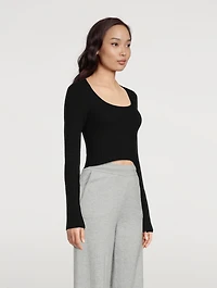 Assens Wool And Cashmere Crop Top
