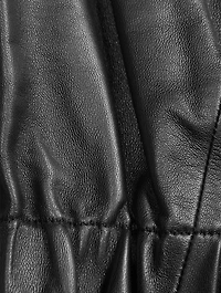 Hanwa Leather Sleeveless Top