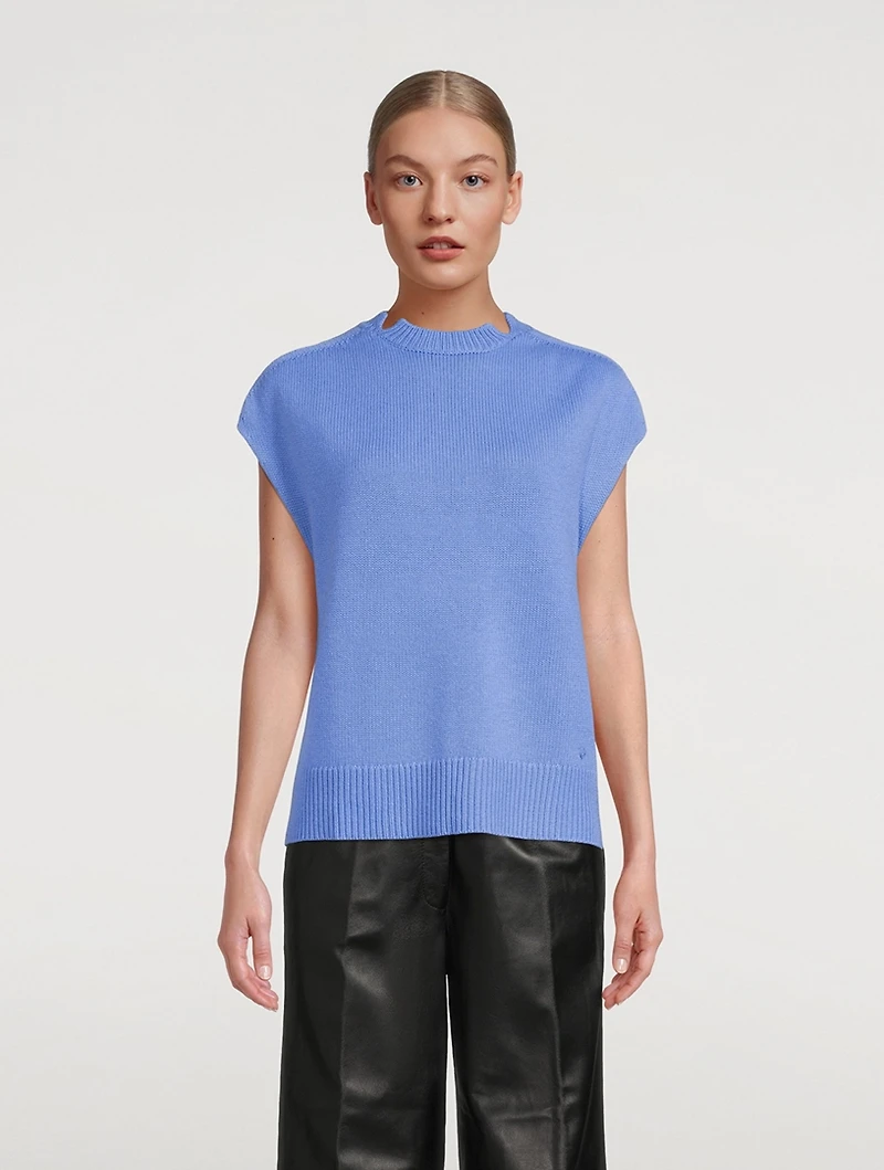 Sagar Wool And Cashmere Sleeveless Sweater