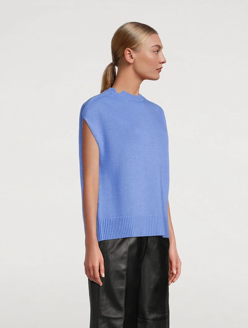 Sagar Wool And Cashmere Sleeveless Sweater