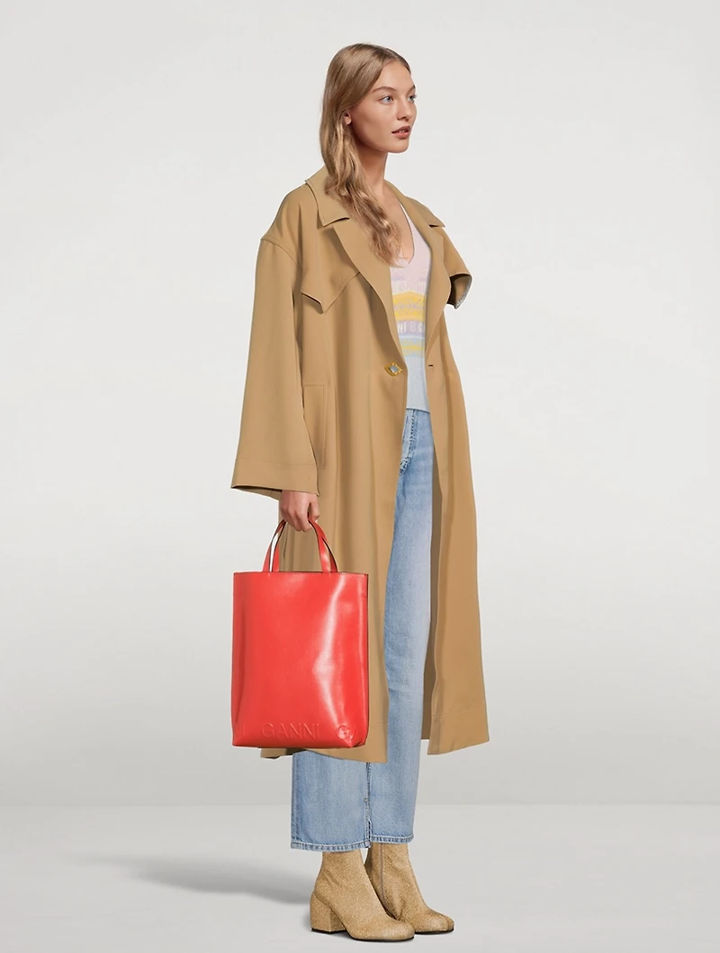 Twill Belted Trench Coat