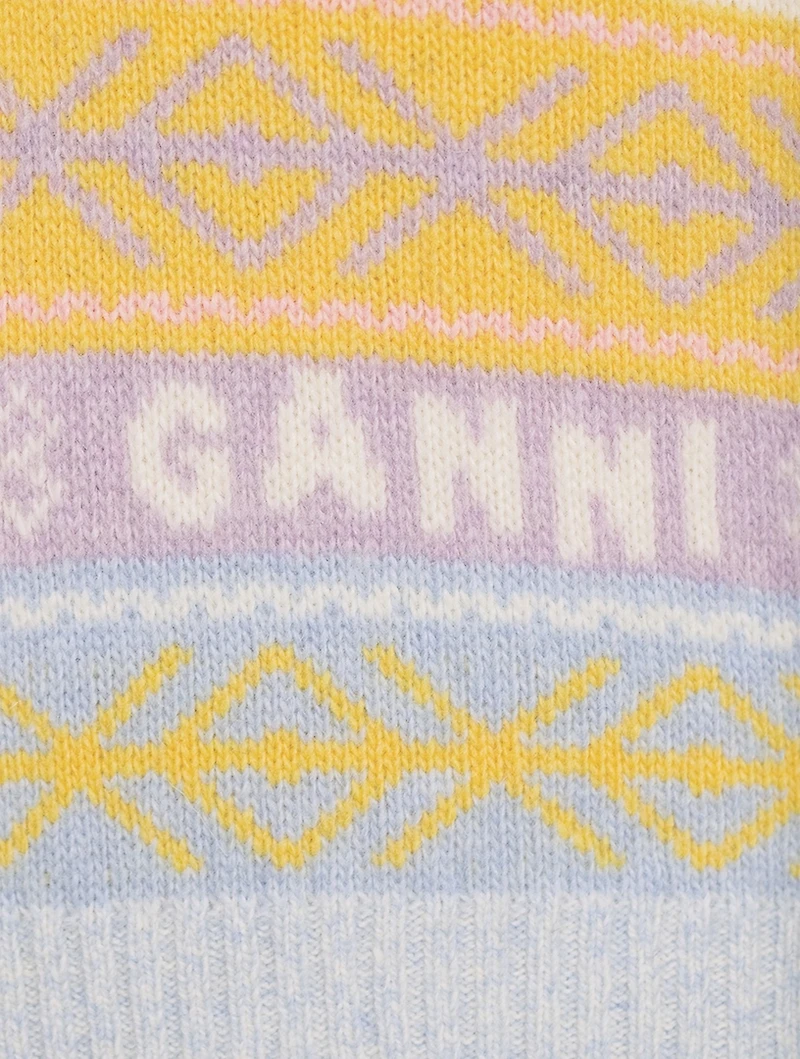 Intarsia Sweater Vest