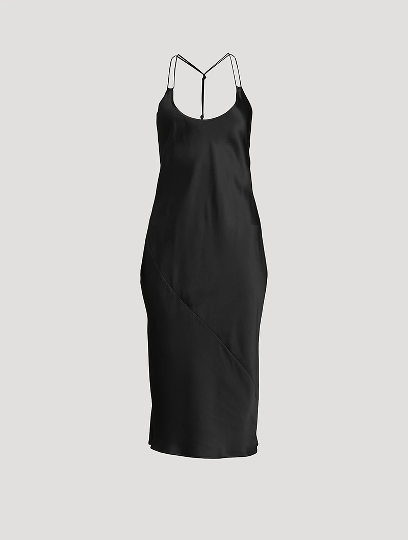 Hazel Silk Charmeuse Slip Dress