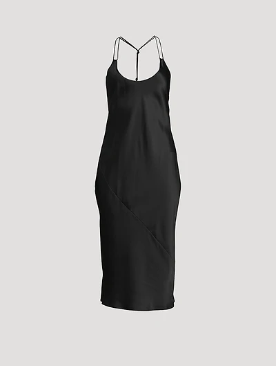 Hazel Silk Charmeuse Slip Dress