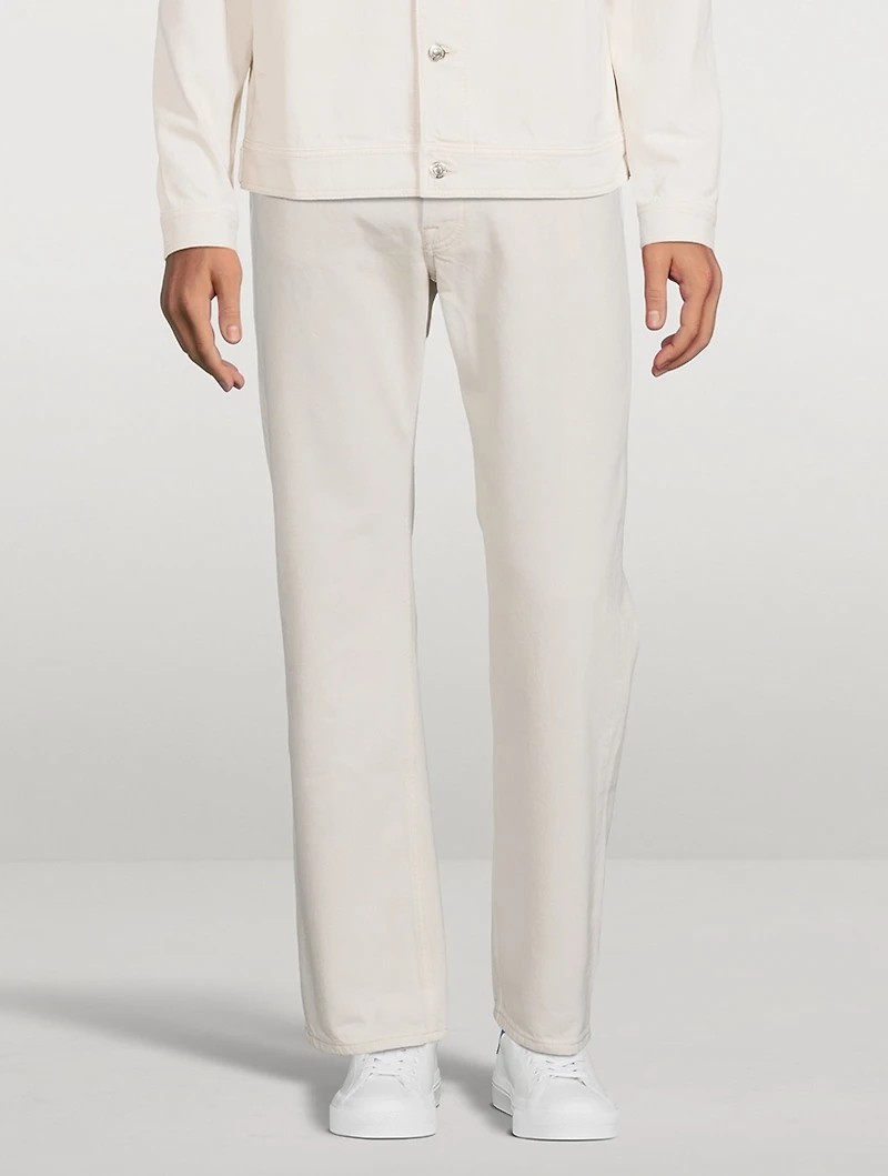 Al Rigid Denim Straight-Leg Jeans