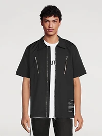 Zip Short-Sleeve Shirt