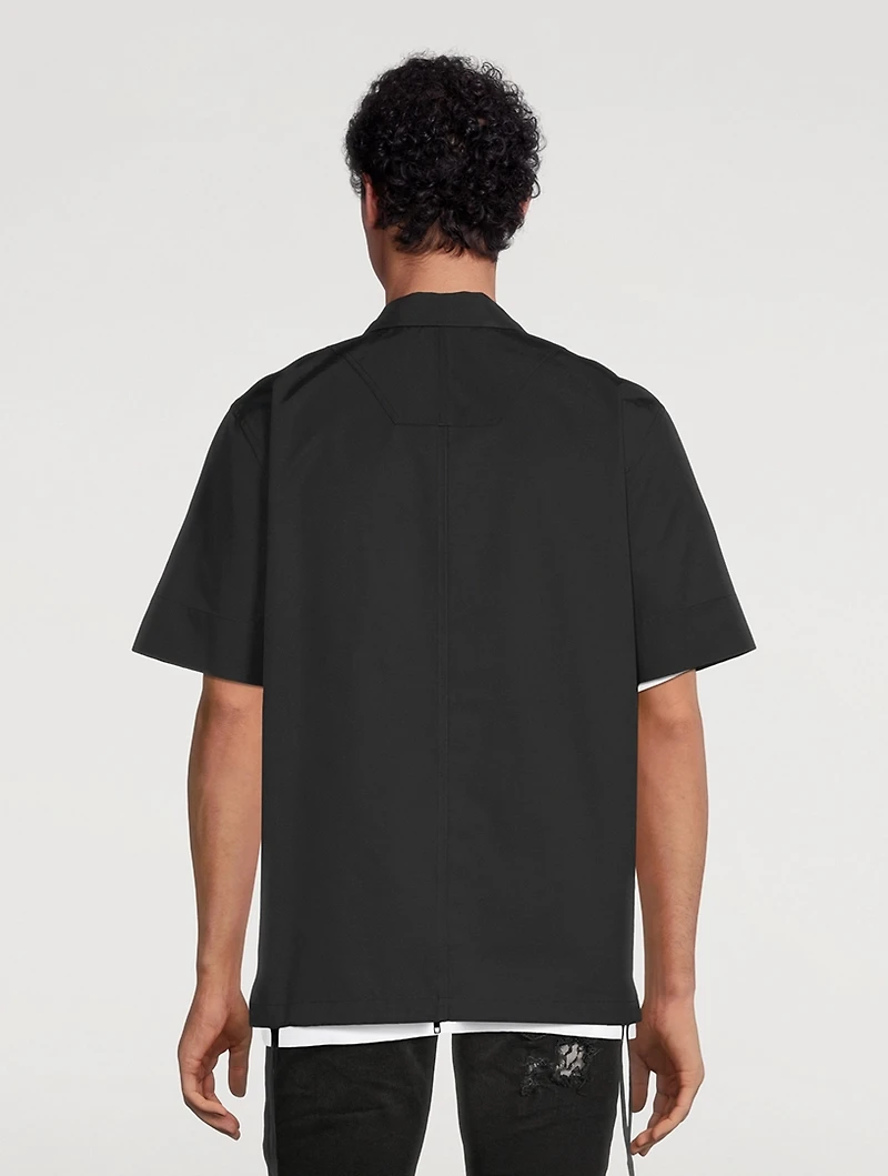 Zip Short-Sleeve Shirt