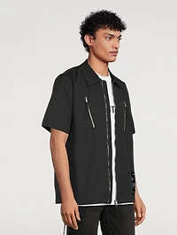 Zip Short-Sleeve Shirt