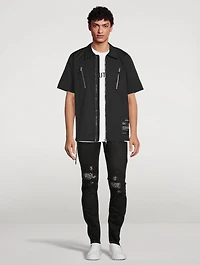 Zip Short-Sleeve Shirt
