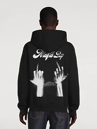 Middle Fingers Cotton Hoodie