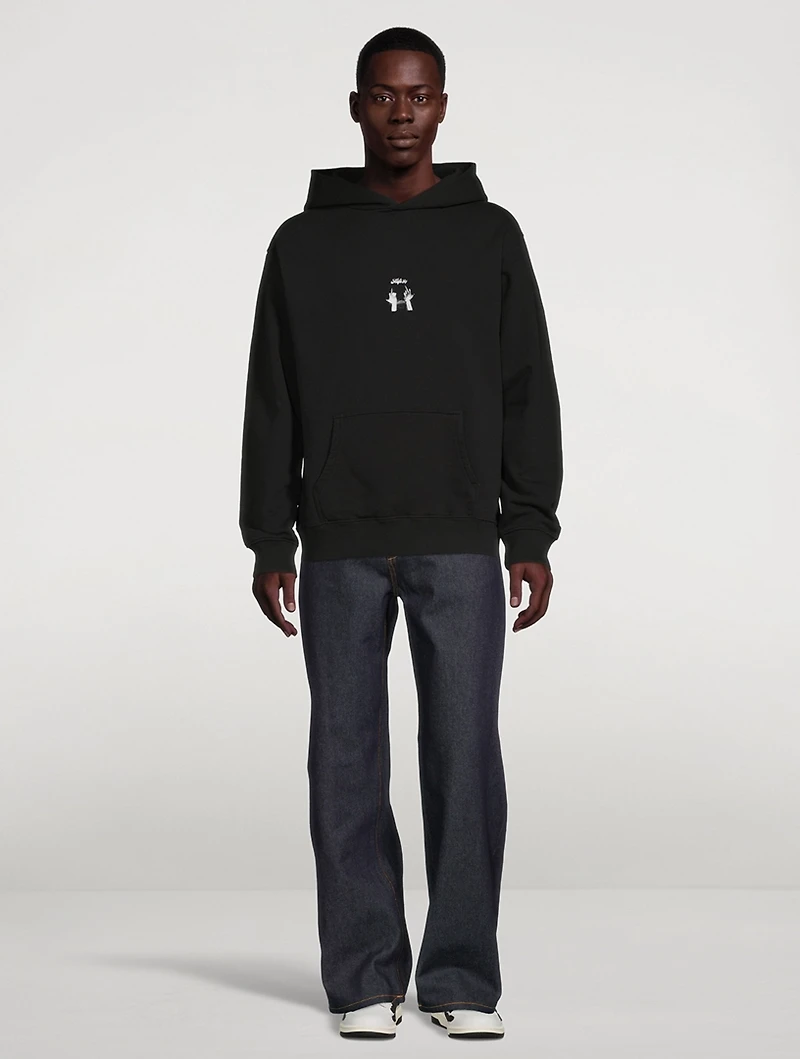 Middle Fingers Cotton Hoodie