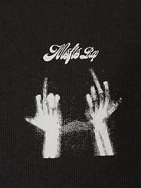 Middle Fingers Cotton Hoodie