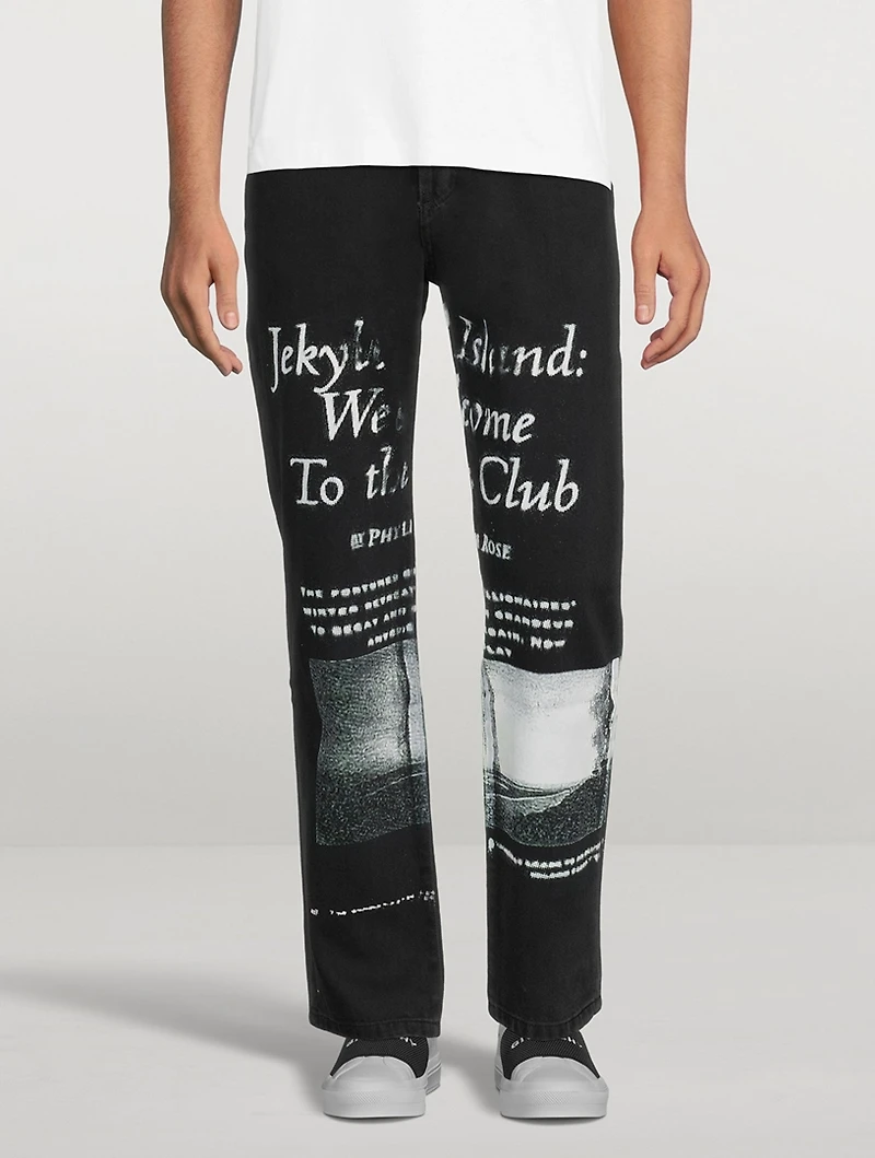 Jekyll And Hide Cotton Jeans