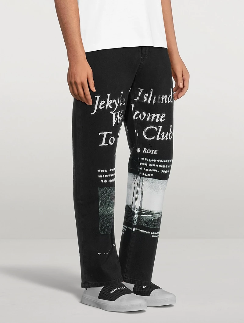 Jekyll And Hide Cotton Jeans