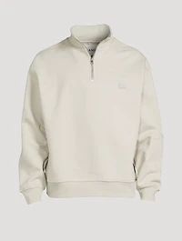 Cotton Zip Sweatshirt