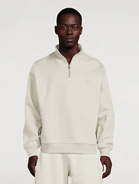 Cotton Zip Sweatshirt