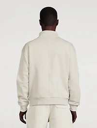 Cotton Zip Sweatshirt