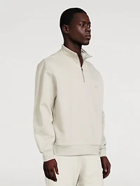 Cotton Zip Sweatshirt