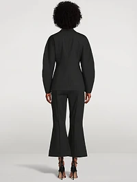 Pinstripe Blazer