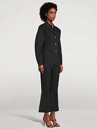 Pinstripe Blazer
