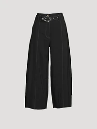 High-Rise Wide-Leg Trousers