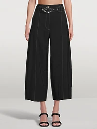 High-Rise Wide-Leg Trousers