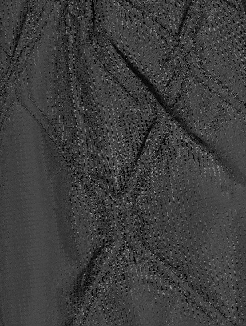 Ripstop Quilt Wavy Hem Skirt