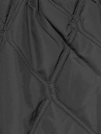 Ripstop Quilt Wavy Hem Skirt