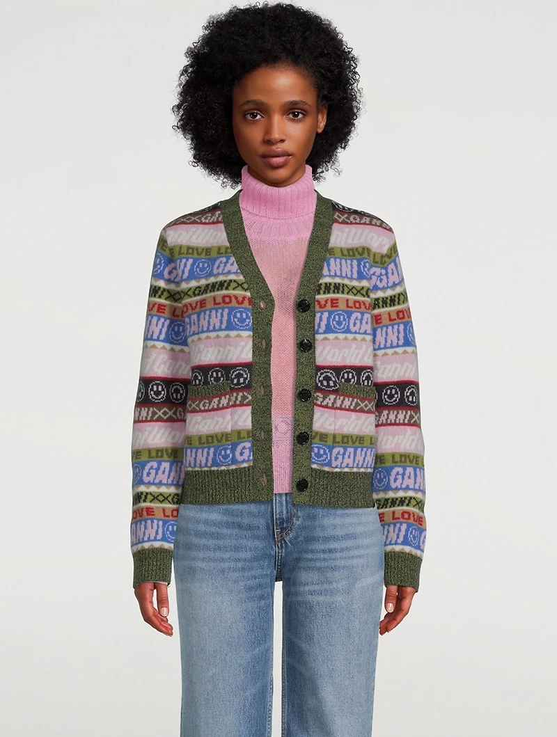 Intarsia Cardigan
