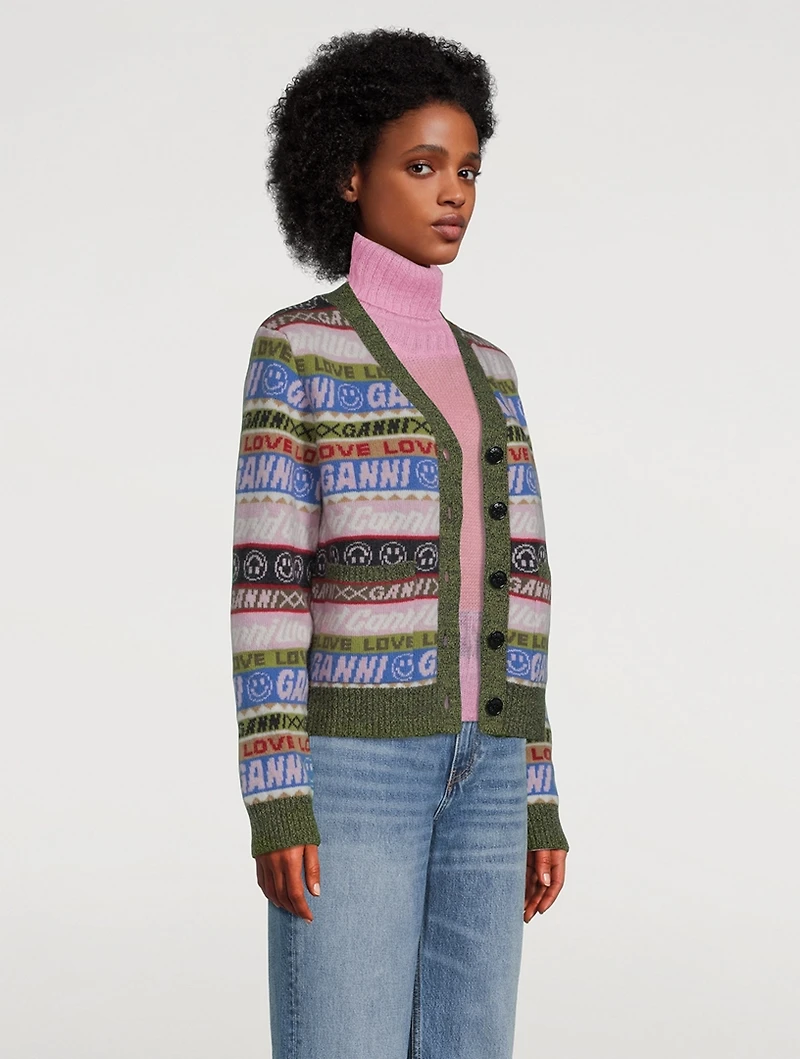 Intarsia Cardigan