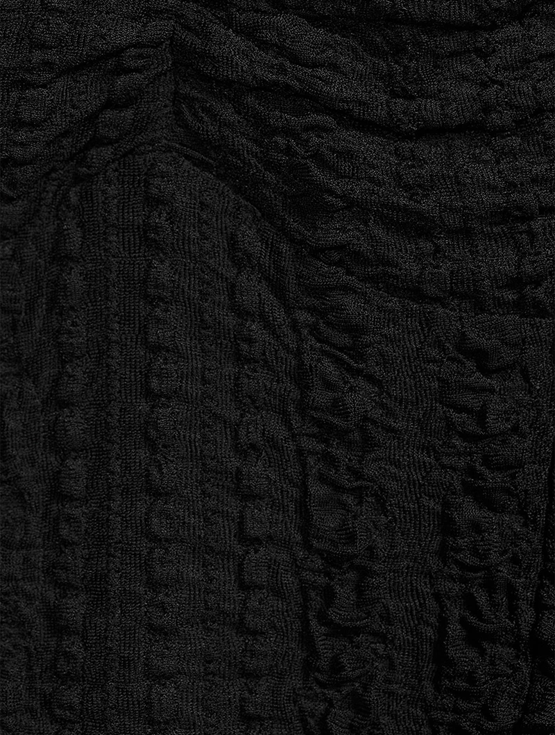 Stretch Lace Ruched Blouse