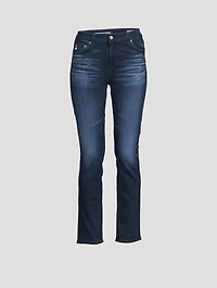 Mari High-Rise Slim Straight Jeans