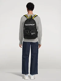 Quote Nylon Backpack