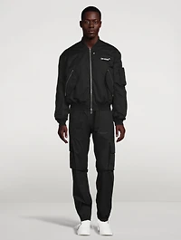 Diag Tab Bomber Jacket
