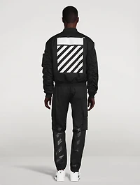 Diag Tab Bomber Jacket