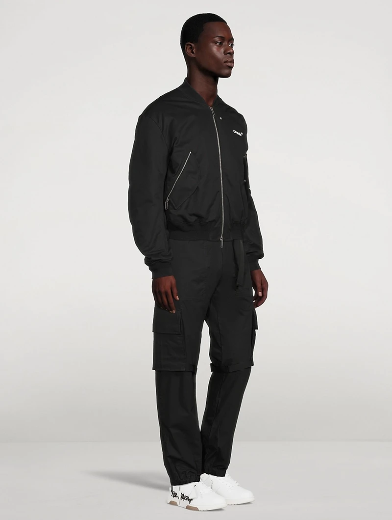 Diag Tab Bomber Jacket