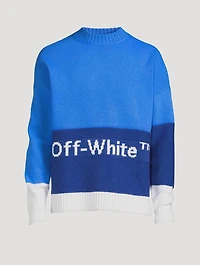 Colourblock Off Sweater