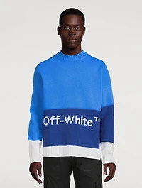 Colourblock Off Sweater