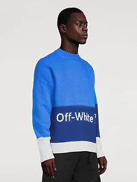 Colourblock Off Sweater