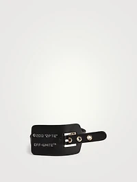 Zip-Tie Leather Strap Bracelet