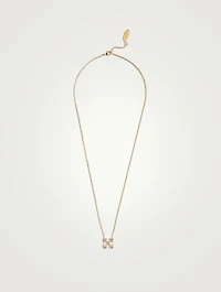 Pavé Arrow Pendant Necklace